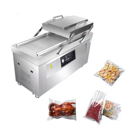 Food Vacuum Sealer Machine - Semi-Automatic Large Commercial Double Chamber Vacuum