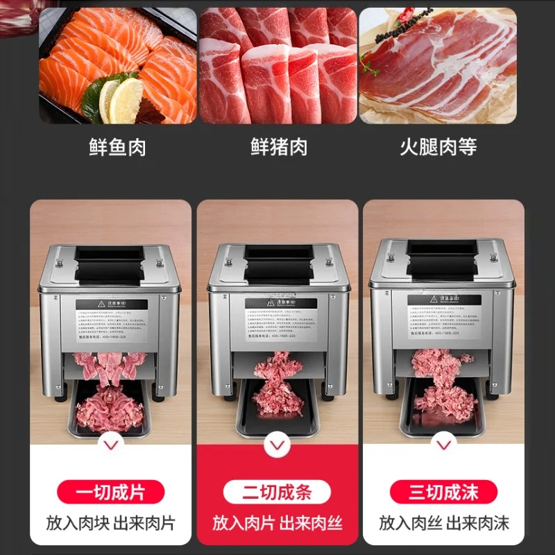 Automatic Meat Slicer Home - Electric Meat Slicer Machine Commercial Household