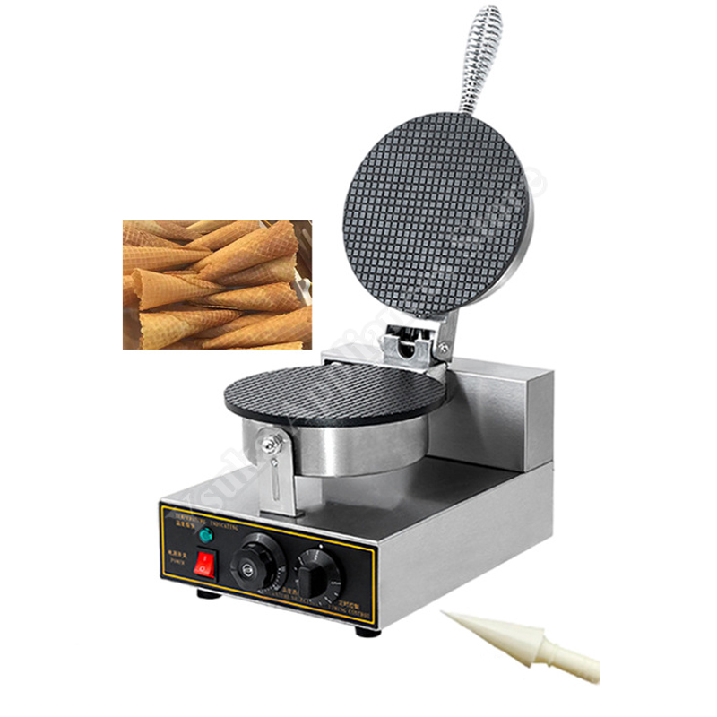 Crispy Ice Cream Cone Maker Co - Mini Waffle Maker Machine recension och pris