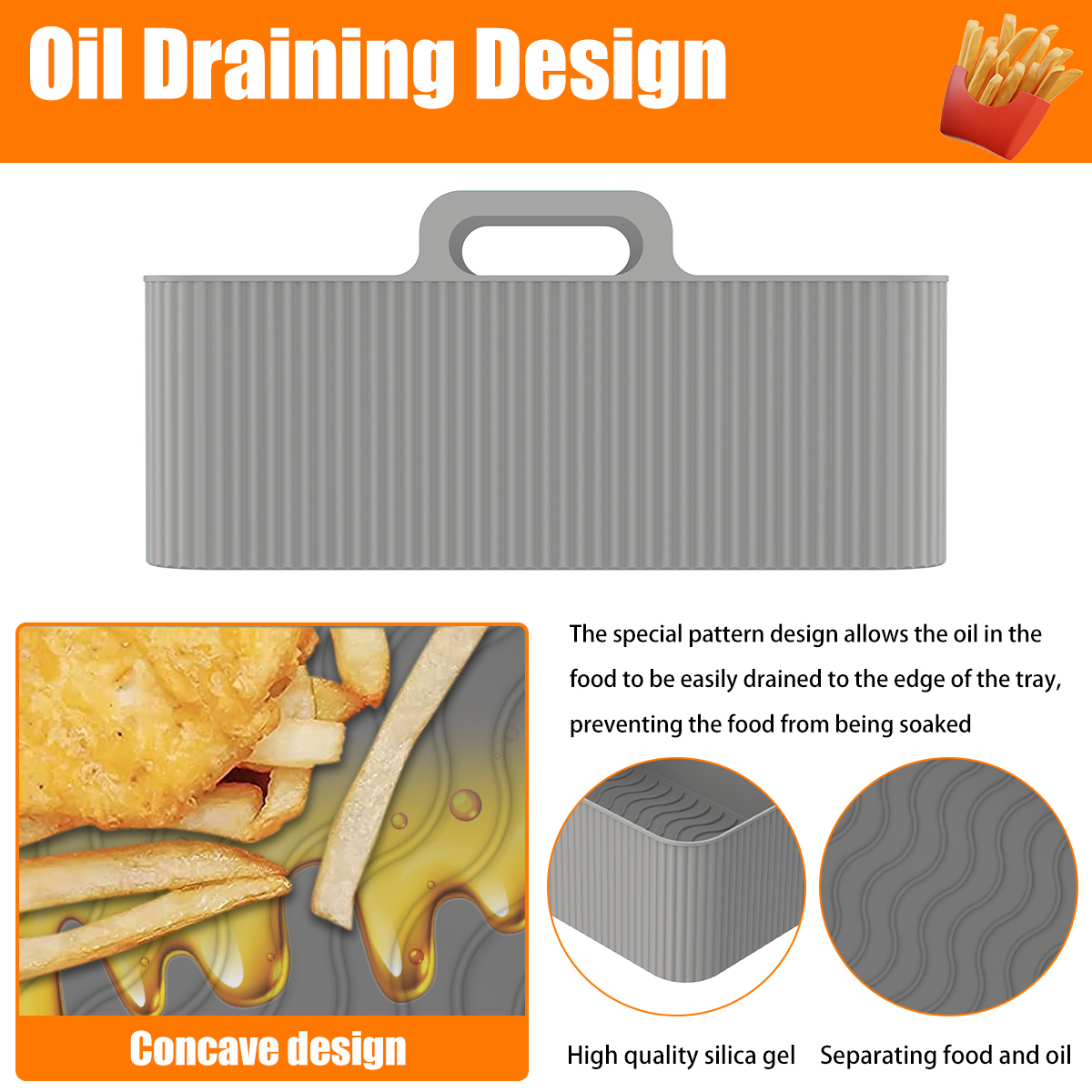 Silicone Air Fryer Liner for N - Air Fryer Silicone Pot Liner recension och pris