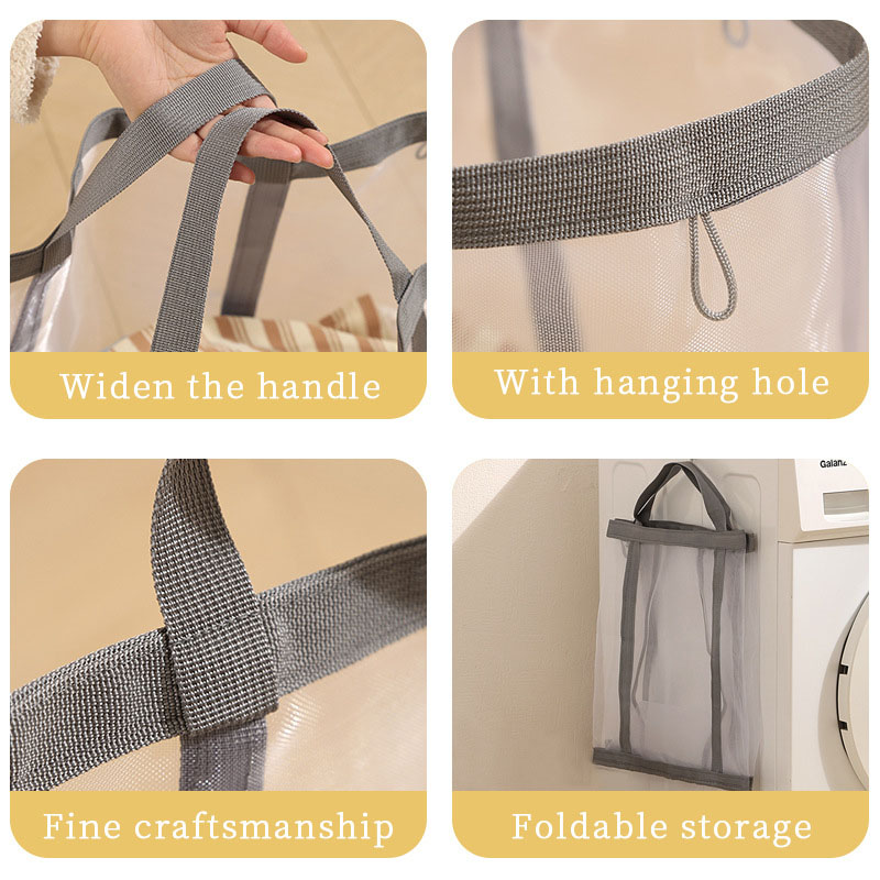Mesh Laundry Basket Nylon With - Laundry recension och pris