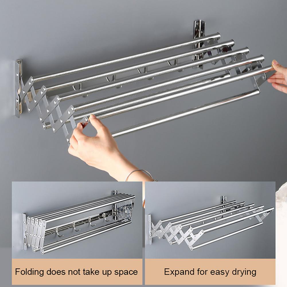 Clothes Drying Rack Wall-Mount - Laundry recension och pris