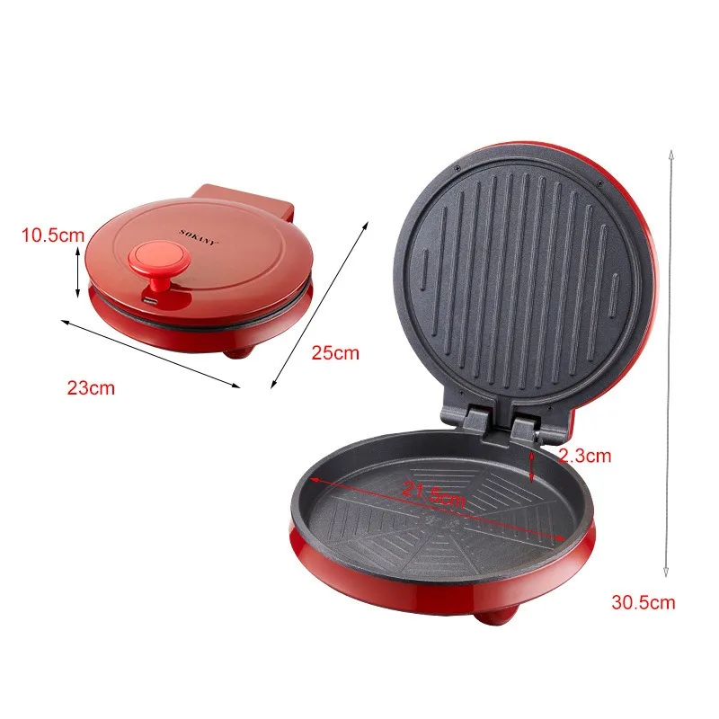 110V Electric Pizza Machine, D - Mini Waffle Maker Machine recension och pris