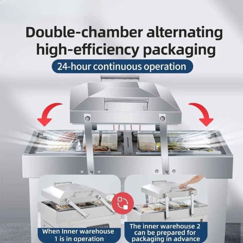 Double Chamber Vacuum Machine  - Food Vacuum Sealer Machine recension och pris