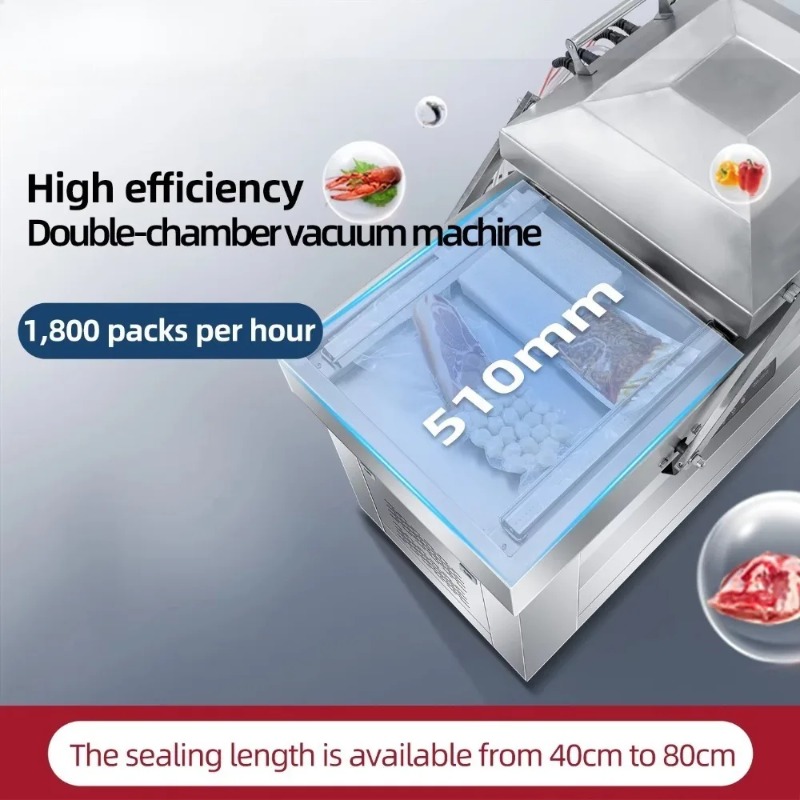 Double Chamber Vacuum Machine  - Food Vacuum Sealer Machine recension och pris
