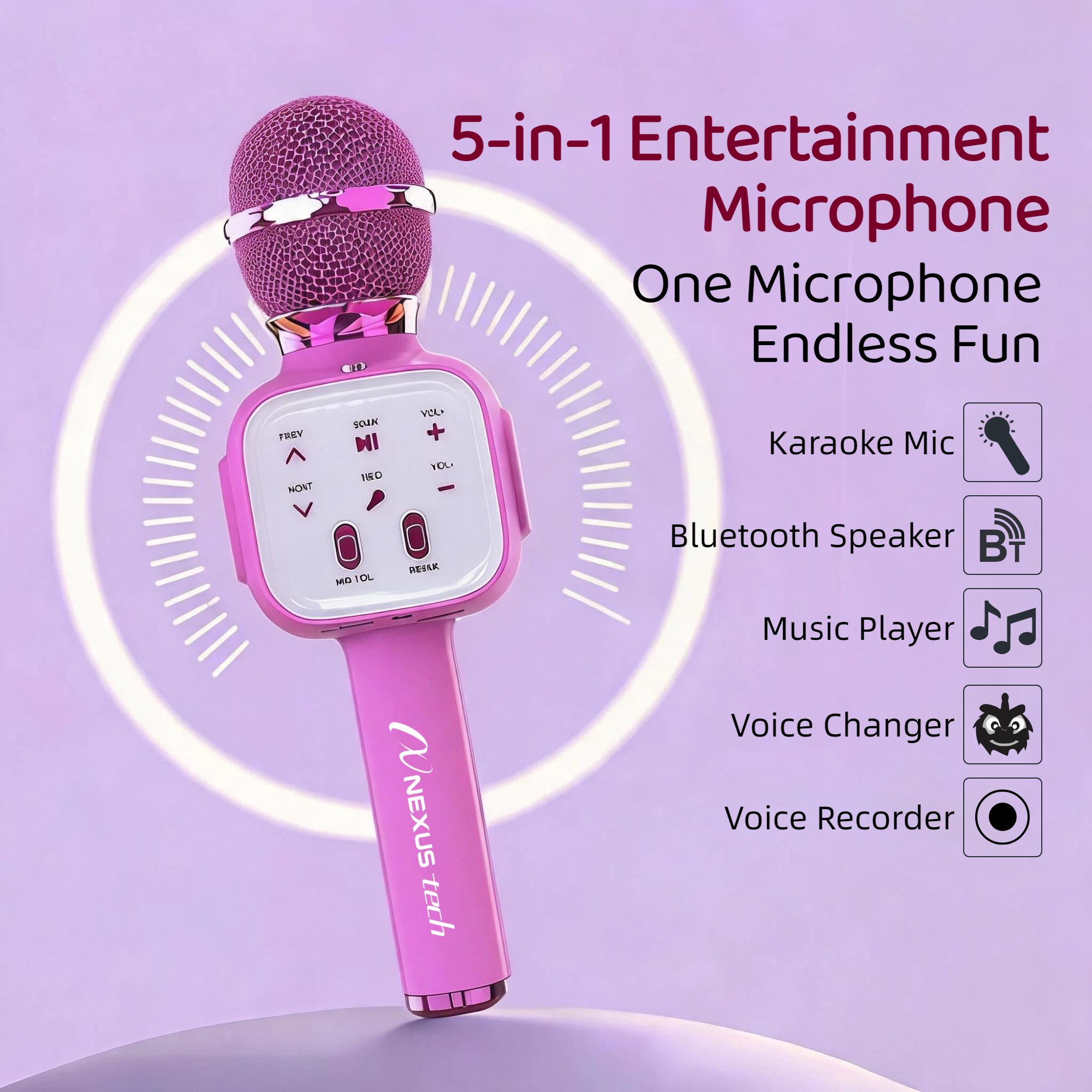 Wireless Bluetooth 5.2 Karaoke - Home Appliances recension och pris
