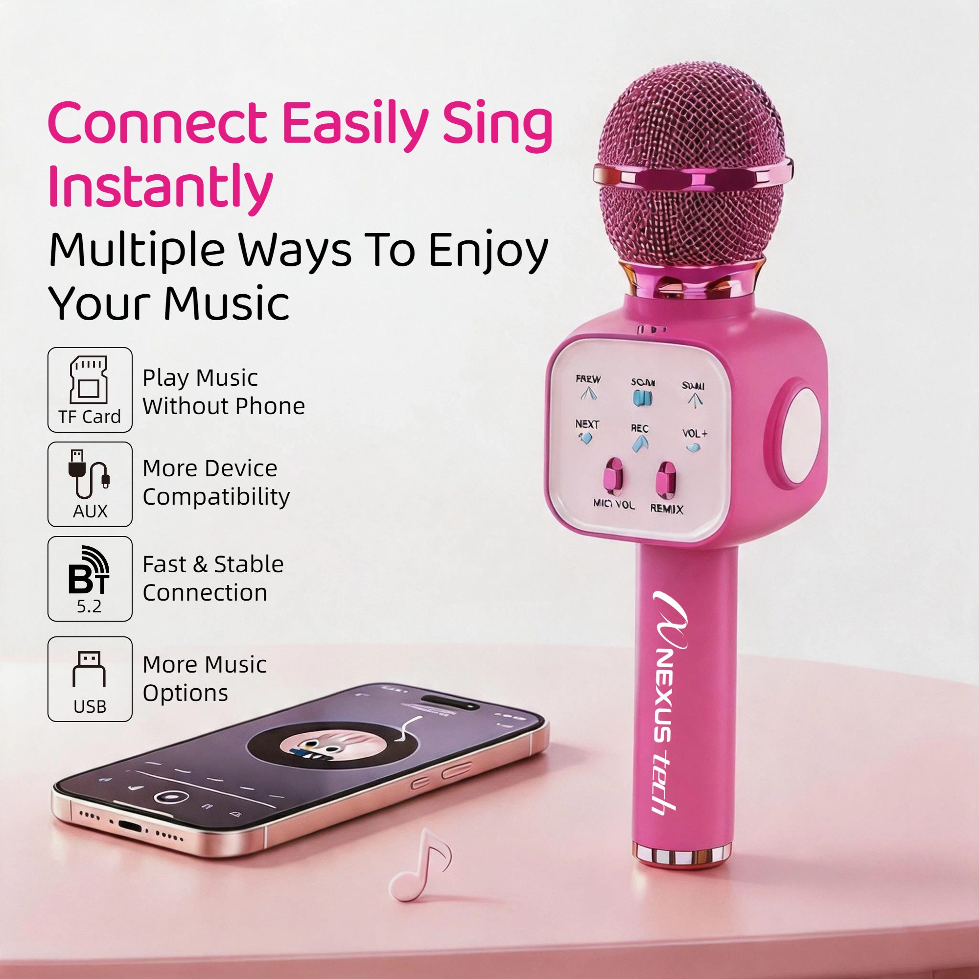 Wireless Bluetooth 5.2 Karaoke - Home Appliances recension och pris