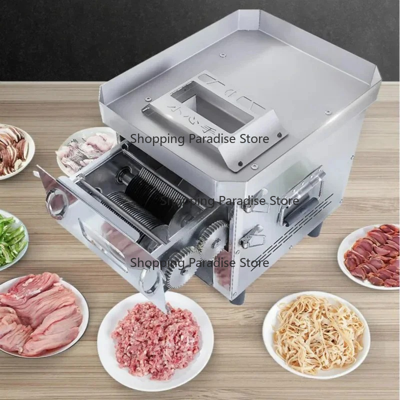 Multifunctional Commercial/Hom - Automatic Meat Slicer Home recension och pris