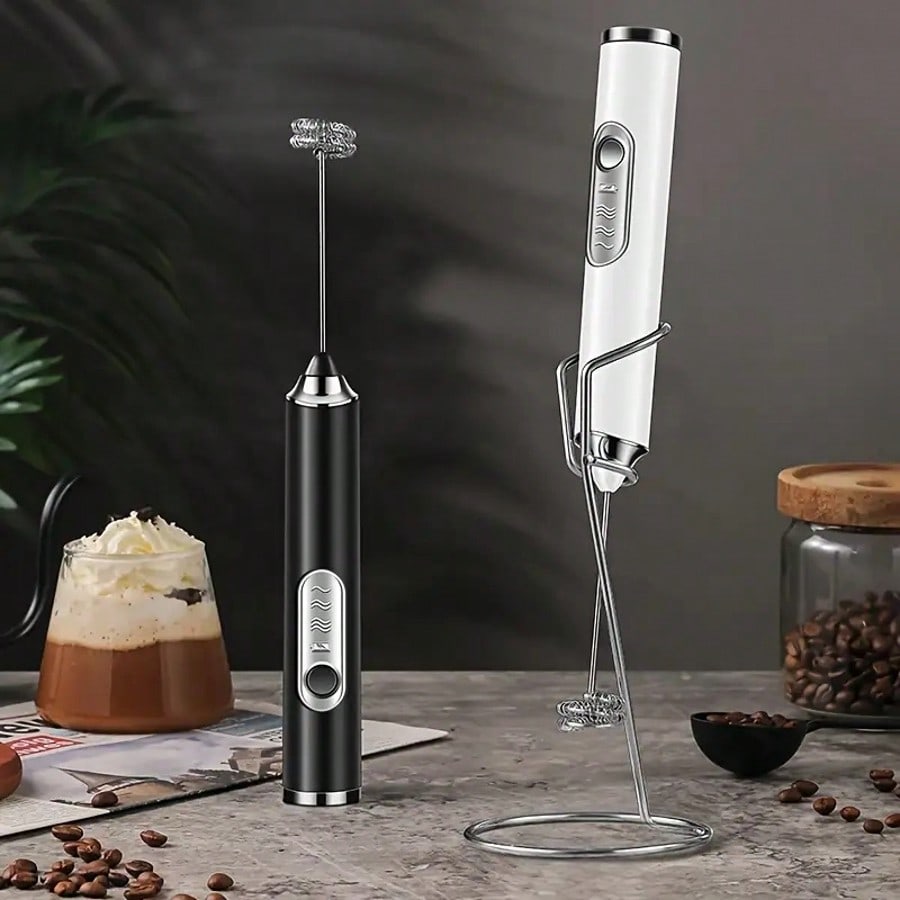 1-Pack Handheld Electric Mixer - Electric Milk Frother Handheld recension och pris