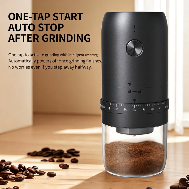Portable USB Electric Cafeteir - Coffee Bean Grinder Electric recension och pris