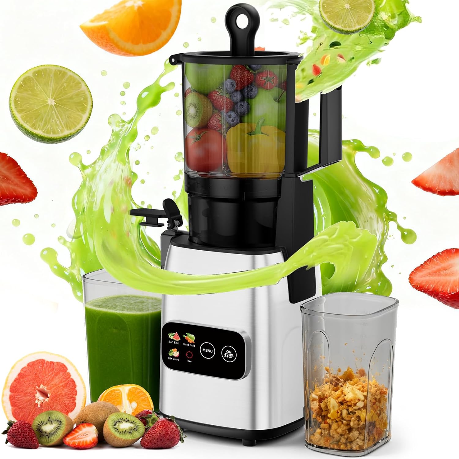 Slow Masticating Cold Press Ju - Electric Slow Juicer Cold Press recension och pris