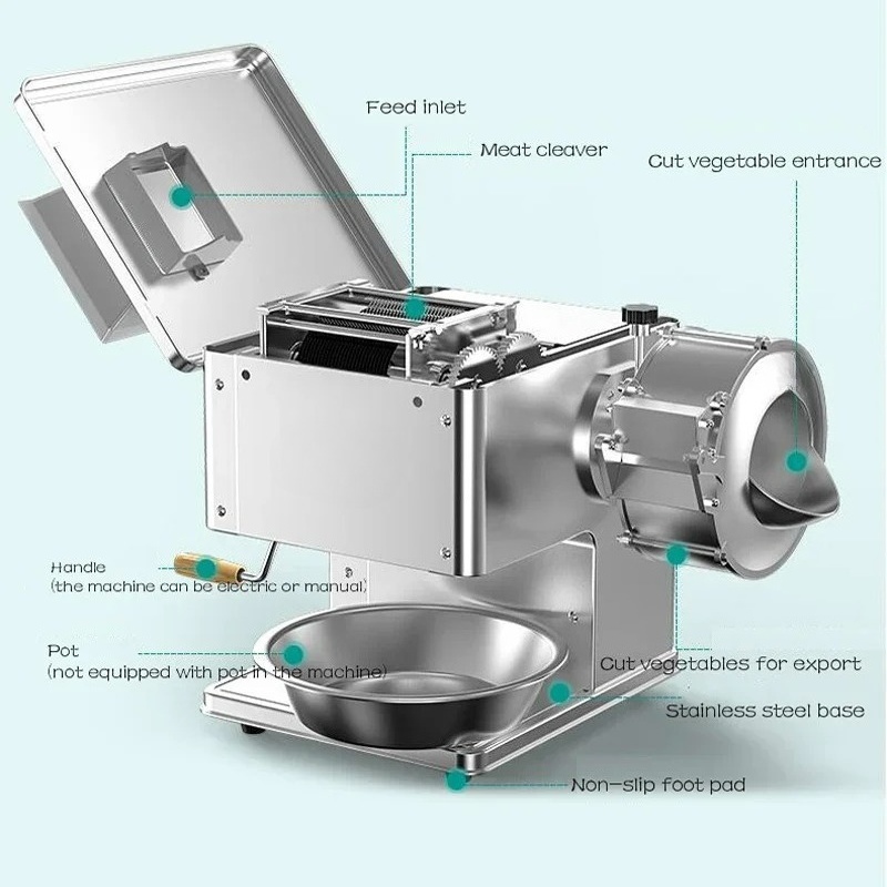Electric Meat Slicer Machine C - Automatic Meat Slicer Home recension och pris