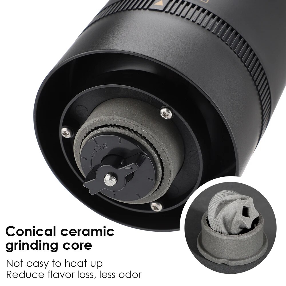 Coffee Grinder TYPE C USB Char - Coffee Bean Grinder Electric recension och pris