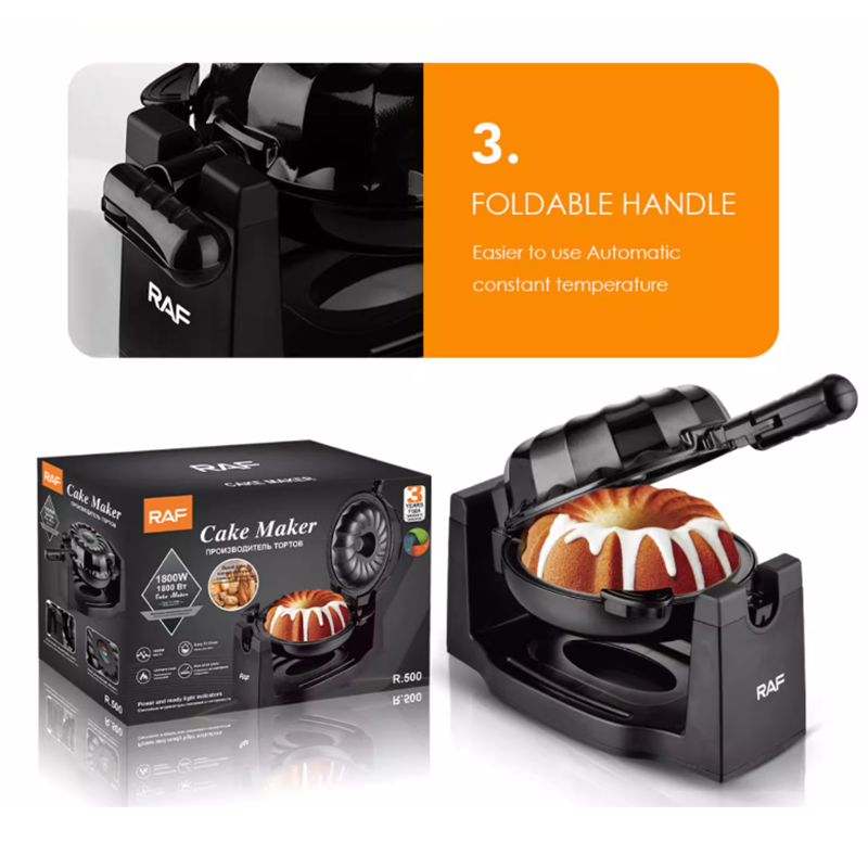 Newest Quality Electric Rotati - Mini Waffle Maker Machine recension och pris