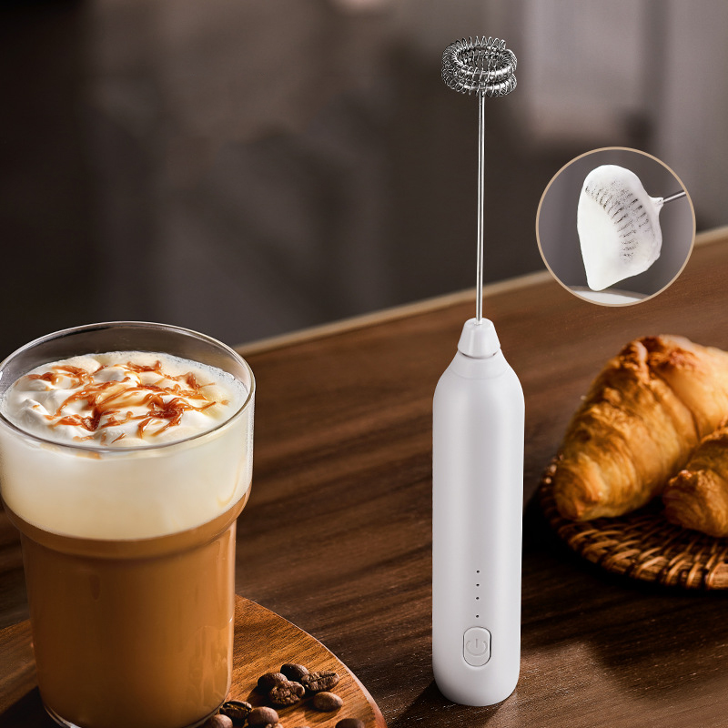 Electric Coffee Milk Foaming M - Electric Milk Frother Handheld recension och pris