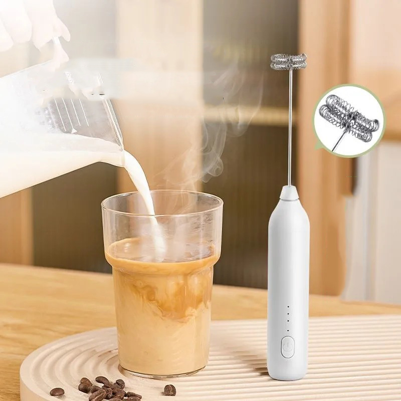 Electric Coffee Milk Foaming M - Electric Milk Frother Handheld recension och pris