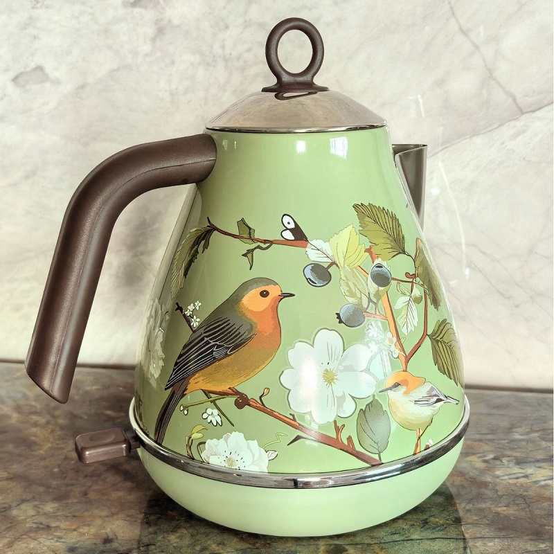 1.7L Retro Pink Floral Electri - Electric Kettle Temperature Control recension och pris