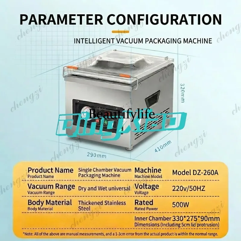 K182 Commercial Automatic Food - Food Vacuum Sealer Machine recension och pris